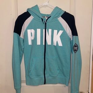 PINK zip up hoodie